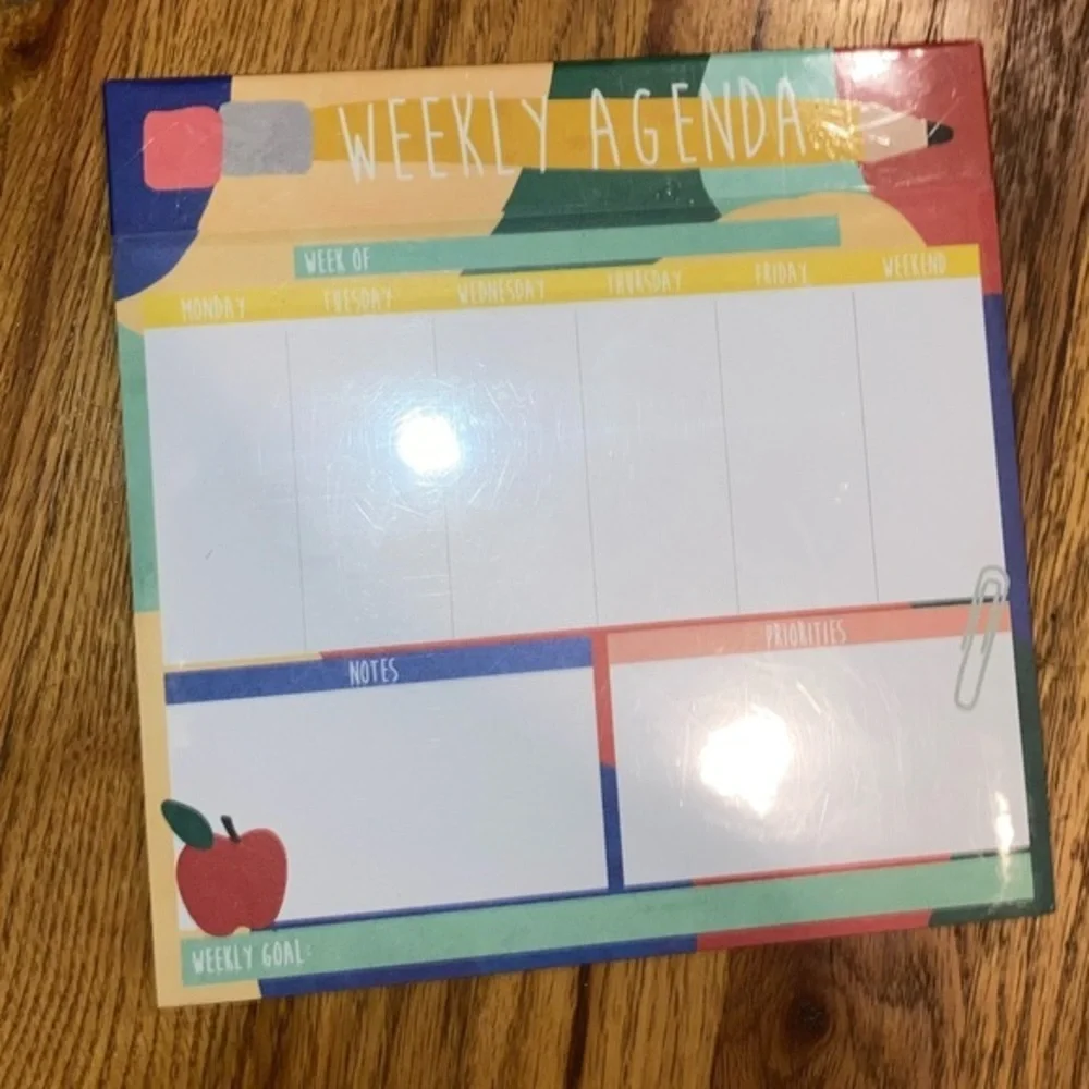 Weekly Agenda Note Pad - Picture 1 of 2
